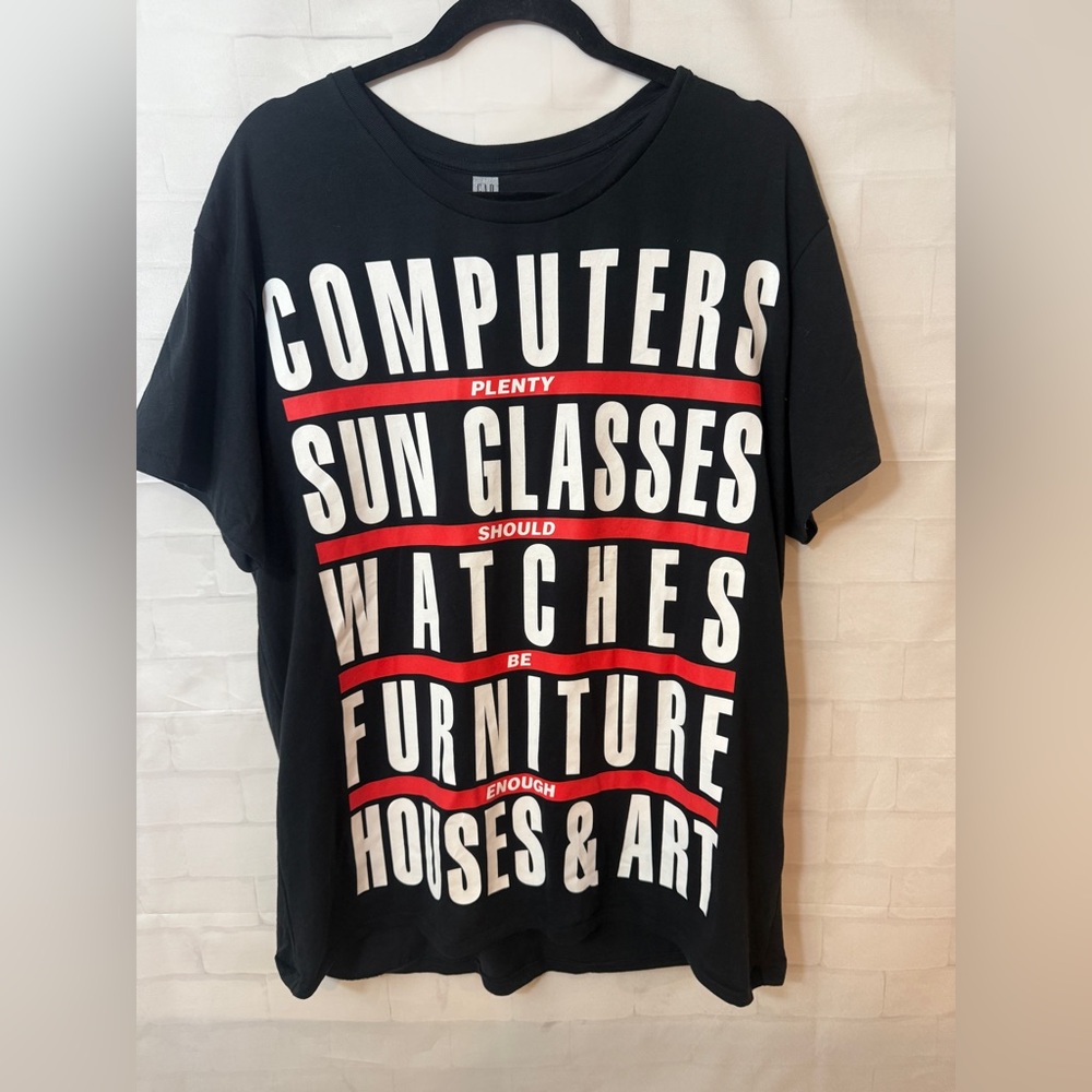 2000’S DEADSTOCK BARBARA KRUGER X GAP WHITNEY BIENNIAL T-SHIRT LARGE